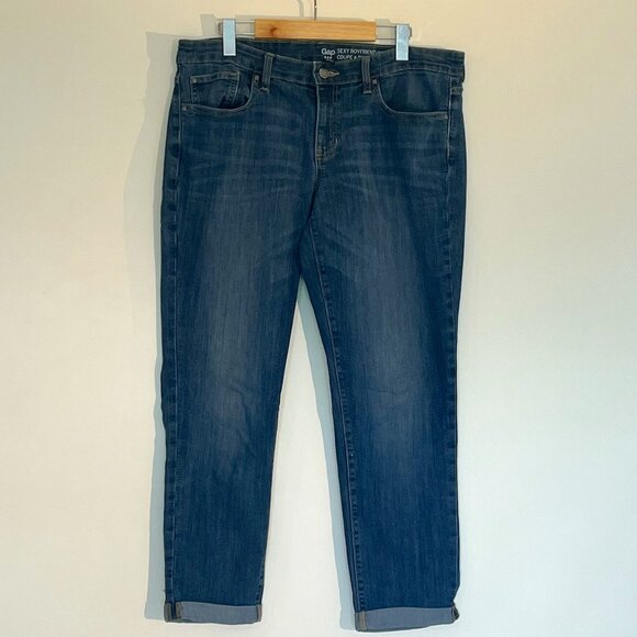Gap Sexy Boyfriend fit ankle Jeans size 12 - Picture 1 of 5